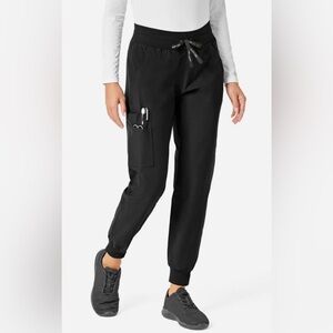 Carhartt Force women’s Black Cargo pocket scrub jogger pants. Size Large.